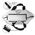thumbnail image 4 of Disketp Silver Glitter Bolsa Tote Estampada para Mujer, Bolso de Hombro y de Mano para Compras y Viajes, 4 of 8