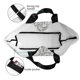 thumbnail image 4 of Balery Silver Glitter Bolsa Tote Estilo Estético con Cremalleras, Bolsa de Hombro, Bolsa de Compras Grande y Plegable, 4 of 8