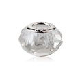 thumbnail image 1 of 20Pcs 10x19.5mm Handmaking Large Hole Glass Beads Mix Color Charm for Jewelry Making - White, 1 of 7