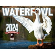 2024 Waterfowl Wall Calendar 16-Month X-Large Size 14x22, Duck Geese Calendar by The KING Company-Monster Calendars