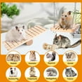 thumbnail image 5 of ZeenArt Hamster Toys Set, Wooden Guinea Pig Toys, Teething Toys Hamster Cage Accessories, 5 of 7