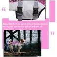 thumbnail image 7 of PUMYPOREITY Dog Life Jacket with Rescue Handle, Reflective Dog Life Vest Adjustable Dog Life Preserver, Mermaid Life Coat for Small Medium Large Dogs, Pet Safety Swimsuit for Swimming Surfing Boating, 7 of 7