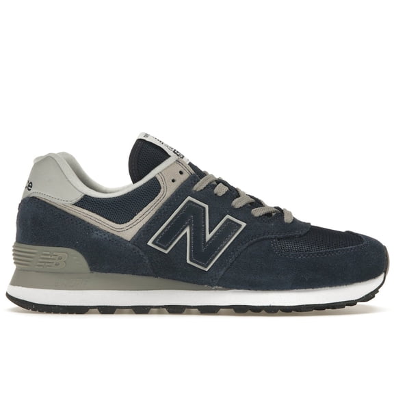 New Balance Men's 574 Navy White Shoes, from StockX