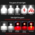 thumbnail image 5 of Rechargeable LED Headlamp Flashlight ,500 Lumens Magnetic Flashlight with 5 Modes, 90° Regulable Head Double Sources, IPX4 Weatherproof for Camping Hiking Working, 5 of 8