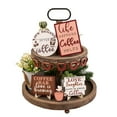 thumbnail image 3 of SXcggal wooden coffee tray decorative piece for events and holidays., 3 of 9