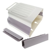 Foldable Trash Can Compost Bin under Countertop Waste Garbage Kitchen Storage Shelf Rack Pp