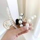 thumbnail image 5 of 5 pinzas para el pelo de perla grande, pinzas para el pelo blancas y negras, pinzas para la mandíbula de pelo largo y grueso, pasadores, accesorios para el cabello para mujeres y niñas-Color B Adepaton CZMR-XM35-1, 5 of 6