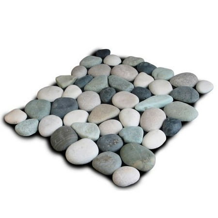 - Miseno MT-P3PGBT Pebble Natural Stone Mosaic Tile (10.12 SF / Carton)