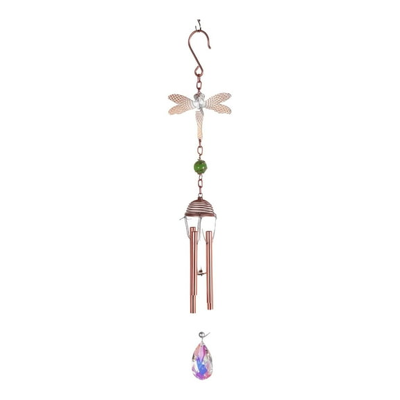 FC Design 17" Long Dragonfly Wind Chime Statue Sculpture Ornament Decoration Home/Room/Garden Decor and Unique Gift Ideas for Housewarming, Holidays and Birthdays