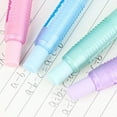 4pcs Mechanical Pen Shape Eraser Rubber Retractable Stationery School