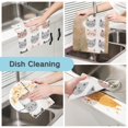 thumbnail image 2 of Yayeee 6 Pack Kitchen Dishcloths for Washing Dishes Soft Absorbent Microfiber Towels, Gray Cat Pattern, 2 of 9
