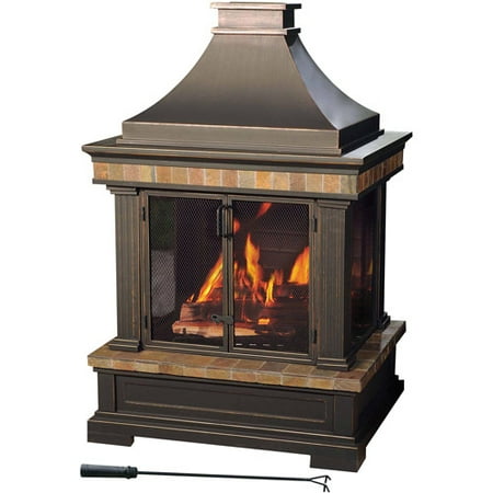 Sunjoy Yale Fire Place - Walmart.com