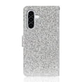 thumbnail image 3 of Leather For Samsung Galaxy A56 5G Case 6.7",Glitter Sparkly Bling Flip Wallet Leather Case With Card Holder Shockproof Kickstand Protective Phone Cases Cover,Silver,For Galaxy A56(5G), 3 of 7