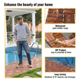 thumbnail image 3 of Jopath 20 Pack Waterproof Interlocking Deck Tiles,12"x12" Plastic Patio Tiles for Indoor Outdoor Use,Patio Floor Decking Tiles for Garden Lawn Porch Poolside Balcony,Brown, 3 of 7