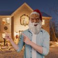thumbnail image 3 of Máscara HUOGUO Divertida de látex de Papá Noel para fiesta de Navidad para adultos, 3 of 5
