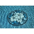 thumbnail image 4 of Skip's Garage Custom Monogram 29" Decorative Pool Mat - Pool Art Letter "N", 4 of 5