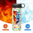 thumbnail image 6 of Sikiie Colorful Snails Print 18OZ Insulated Straw Cup, Portable Leak-proof Sports Water Bottle, Stainless Steel Water Cup Suitable for Home and Outdoor, 6 of 8