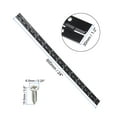 thumbnail image 2 of Uxcell Stainless Steel Piano Hinge Continuous Hinge for Cabinet Doors Wardrobe Doors Black 24 Inch x 1.2 Inch, 2 of 7