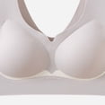 thumbnail image 4 of qelini Wireless Bras for Women Plus Size Seamless Full Coverage T-Shirt Bra with Soft Support & Back Smoothing for Everyday Wear, 4 of 4