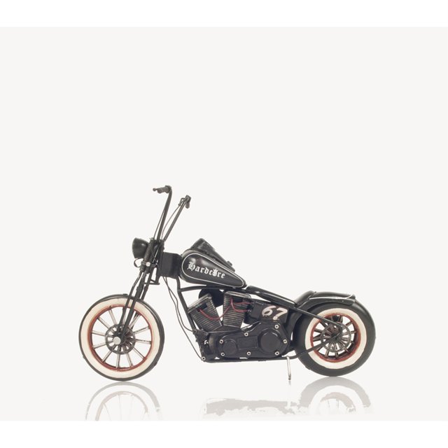 Hardcore 67 Chopper Motocicleta Metal Hecho a mano Old Modern Handicrafts Inc AJ113