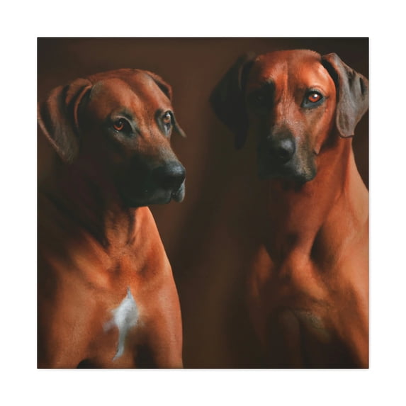 Fierce Canine Majesty - Canvas