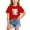 Red, variant on Gunia Little Boys T Shirts Girls Short Sleeve Cute Cat Graphic Tee Breathable Summer Tops Fashionable Cat Print Casual T Shirt Kids Children T-Shirts Light Blue 4-6 Years