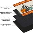 thumbnail image 6 of Xsinufn Fall Bathroom Rugs,Buffalo Plaid Pumpkins Autumn Bath Rugs for Bathroom Non-Slip and Washable,Soft Absorbent Quick Dry Diatomaceous Earth Bath Mats Inside Entryway Door Mat 17"x27", 6 of 6