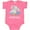 Hot Pink, variant on Inktastic My Godfather Loves Me to the Moon and Back Elephant Family Boys or Girls Baby Bodysuit
