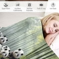 thumbnail image 3 of Orinice Pandas Bamboo Forest Warm Lightweight Blanket Soft Fleece Blankets All Seasons Decor Cow Gifts Blanket 60x80in, 3 of 6