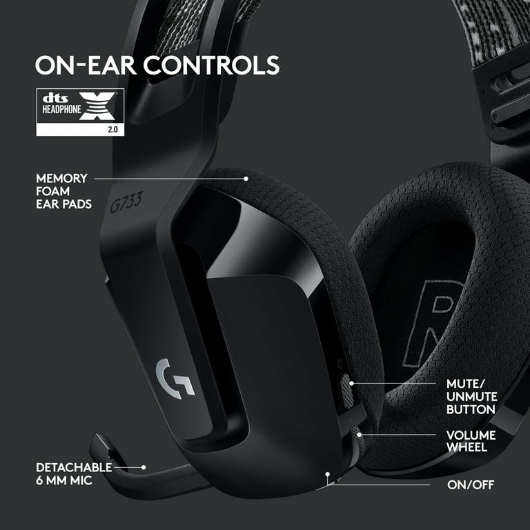 Logicool G ゲーミング LIGHTSPEED ワイヤレス G733 Logitech G733 Wireless Gaming Headset with LIGHTSPEED, RGB