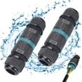 thumbnail image 1 of Conectores de cable impermeables Ormromra IP68 3 pines Negro, 1 of 5