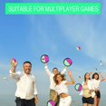 thumbnail image 5 of Juego de pelota de lanzamiento y captura de pala, juego de deportes de lanzamiento y captura, juguete perfecto para regalo al aire libre para niños, versión mejorada de 7 pulgadas, juegos de captura de pala, juguete para niños/adultos BANYUO Electrónica, 5 of 5