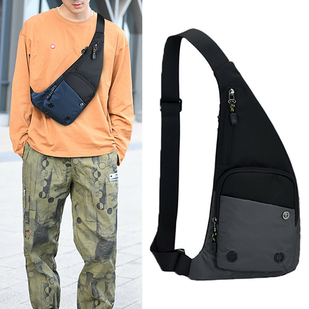 Sling Bag Crossbody Chest Bag Lightweight Daypack for Travel Hiking Walmart
