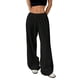 thumbnail image 2 of Pantalones Deportivos Rectos de Pierna con Cintura con Cordón para Mujer, Pantalones Casuales Holgados y Largos de Verano. Negro S, 2 of 9