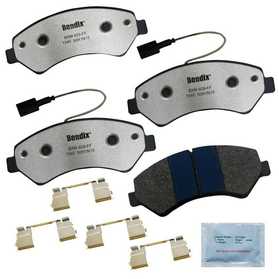 Bendix Brakes Disc Brake Pad Set Fits select: 2014-2020 RAM PROMASTER 2500, 2014-2020 RAM PROMASTER 1500