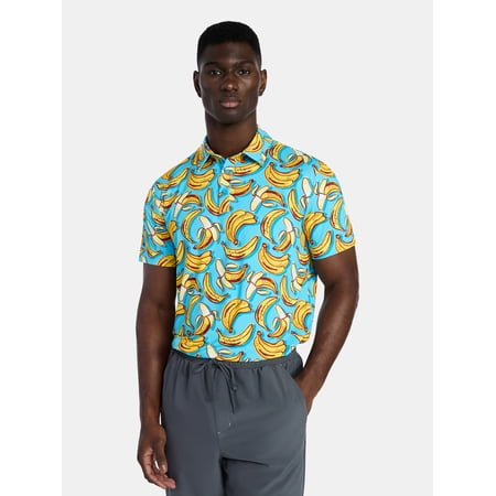 Birdie Bound Men' s & Big and Tall Golf Polo Shirts, Sizes XS-4XLT