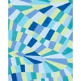 thumbnail image 2 of Galapon, Nikki 26x32 White Modern Wood Framed Museum Art Print Titled - Grid Flow II, 2 of 4