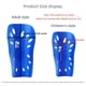 thumbnail image 2 of Protector de piernas de fútbol de doble capa para adultos, protector de piernas para niños, placa de inserción para entrenamiento al aire libre deportivo, placa protectora para pies, 2 of 5