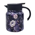 thumbnail image 2 of Water Bottle,Tea Pot Vintage Floral Pattern Tea Pot– In Infuser Insulated Tea Pot Stainless Thermal Carafe With Lid For Hot Drinks, 2 of 9