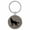 Gray, variant on Wolf Howling Animal Nature Teal  Laser Engraved Leatherette Keychain Backpack Pull - 1.5 x 3 Inches