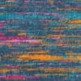 thumbnail image 6 of Nourison Passion Blue/Multicolor 1'10" x 6' Area Rug, Modern, Striped, Bed Room, Living Room, Dining Room, Kitchen, , Easy Cleaning, Non Shedding (6' Runner), 6 of 8