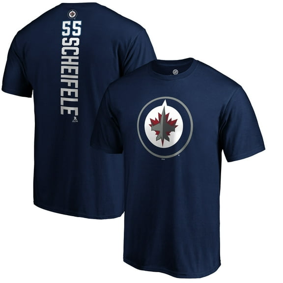 Men's Mark Scheifele Navy Winnipeg Jets Playmaker T-Shirt