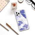 thumbnail image 2 of OTM Essentials iPhone 12 Pro Phone Case, Hibiscus Blue, 2 of 3