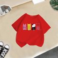 thumbnail image 4 of WOYY Big Girls Graphic Tee Cartoon Cat Print Cotton Short Sleeved T-Shirt for Kids, 4 of 4