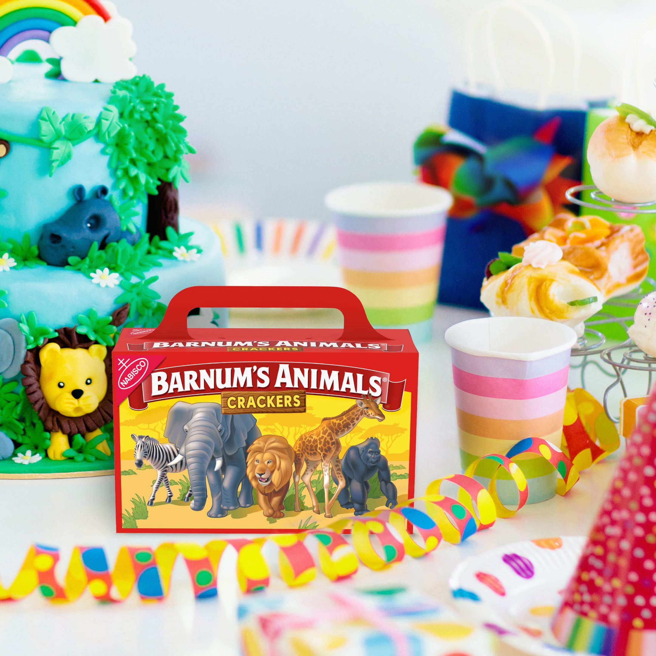 BARNUM'S Original Animal Crackers, Kids Snacks, 2.13 oz Box