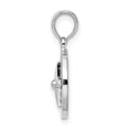 thumbnail image 6 of Auriga Fine Jewelry 925 Sterling Silver Rhodium-Plated Polished Mini Compass Pendant for Women (L - 19.79 mm), 6 of 6