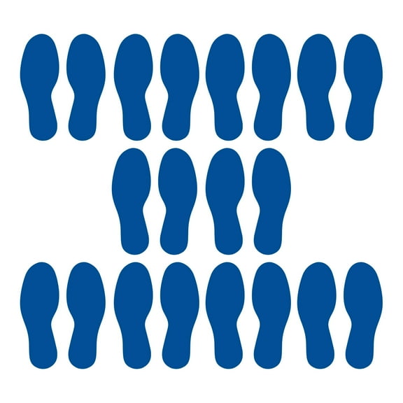 LiteMark Sensory Path Child Size Footprint Decals (6.5)