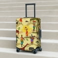 thumbnail image 6 of Pofeuu Ethnic African Print Luggage Suitcase Cover Protector Luggage Washable Covers Aesthetic for 18/24/28/32 inch Luggage（No luggage included）-Small, 6 of 7