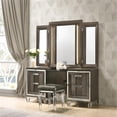thumbnail image 6 of Picket House Furnishings Charlotte Vanity Stool with Acrylic Leg in Dark, 6 of 6