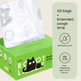 thumbnail image 2 of Sacos de basura para gatos AwoHH, 120 unidades, 64 x 40 cm, 2 of 9